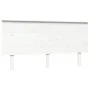 Cabecero de cama madera maciza de pino blanco 154x6x82,5 cm de vidaXL, Cabeceros y pies de cama - Ref: Foro24-819176, Precio:...