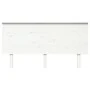 Cabecero de cama madera maciza de pino blanco 154x6x82,5 cm de vidaXL, Cabeceros y pies de cama - Ref: Foro24-819176, Precio:...