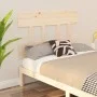 Solid pine wood bed headboard 93.5x3x81 cm by vidaXL, Headboards and footboards - Ref: Foro24-819100, Price: 28,05 €, Discoun...