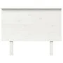 Solid white pine wood bed headboard 104x6x82.5 cm by vidaXL, Headboards and footboards - Ref: Foro24-819156, Price: 49,23 €, ...