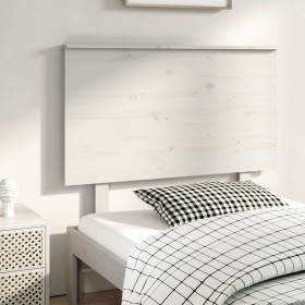 Bettkopfteil aus massivem weißem Kiefernholz, 94 x 6 x 82,5 cm von vidaXL, Kopf- und Fußteile - Ref: Foro24-819151, Preis: 41...