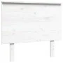 Bettkopfteil aus massivem weißem Kiefernholz, 94 x 6 x 82,5 cm von vidaXL, Kopf- und Fußteile - Ref: Foro24-819151, Preis: 40...