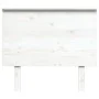Solid white pine wood bed headboard 94x6x82.5 cm by vidaXL, Headboards and footboards - Ref: Foro24-819151, Price: 41,15 €, D...