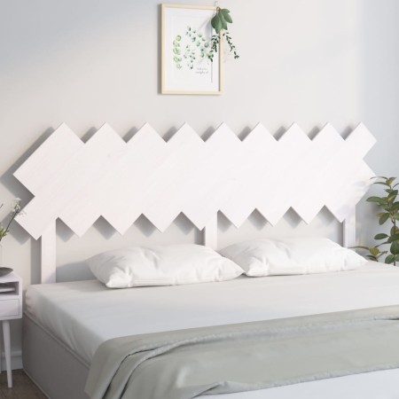 Bettkopfteil aus massivem weißem Kiefernholz, 178 x 3 x 80,5 cm von vidaXL, Kopf- und Fußteile - Ref: Foro24-819236, Preis: 4...