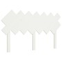 Cabecero de cama madera maciza de pino blanco 141x3x80,5 cm de vidaXL, Cabeceros y pies de cama - Ref: Foro24-819221, Precio:...