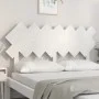 Solid white pine wood bed headboard 141x3x80.5 cm by vidaXL, Headboards and footboards - Ref: Foro24-819221, Price: 34,32 €, ...