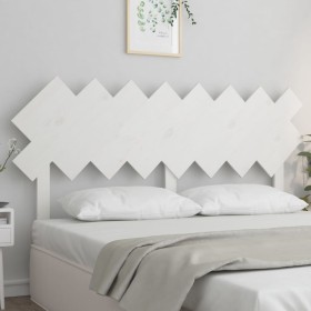 Solid white pine wood bed headboard 159.5x3x80.5 cm by vidaXL, Headboards and footboards - Ref: Foro24-819231, Price: 36,00 €...