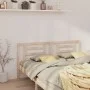 Solid pine wood bed headboard 206x4x100 cm by vidaXL, Headboards and footboards - Ref: Foro24-818840, Price: 46,59 €, Discoun...
