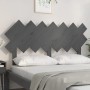 Bettkopfteil aus massivem grauem Kiefernholz, 151,5 x 3 x 81 cm von vidaXL, Kopf- und Fußteile - Ref: Foro24-819227, Preis: 5...