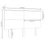 Bettkopfteil aus massivem weißem Kiefernholz, 124 x 6 x 82,5 cm von vidaXL, Kopf- und Fußteile - Ref: Foro24-819161, Preis: 4...
