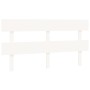 Solid white pine wood bed headboard 164x3x81 cm by vidaXL, Headboards and footboards - Ref: Foro24-819081, Price: 36,72 €, Di...