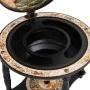 Botellero globo terráqueo madera maciza eucalipto negro by vidaXL, Wine and liquor cabinets - Ref: Foro24-343474, Price: 120,...