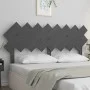 Cabecero de cama madera maciza de pino gris 159,5x3x80,5 cm de vidaXL, Cabeceros y pies de cama - Ref: Foro24-819232, Precio:...