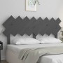 Solid gray pine wood bed headboard 159.5x3x80.5 cm by vidaXL, Headboards and footboards - Ref: Foro24-819232, Price: 34,17 €,...