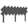 Solid gray pine wood bed headboard 159.5x3x80.5 cm by vidaXL, Headboards and footboards - Ref: Foro24-819232, Price: 34,17 €,...