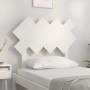 Solid white pine wood bed headboard 92x3x81 cm by vidaXL, Headboards and footboards - Ref: Foro24-819201, Price: 22,83 €, Dis...