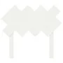 Solid white pine wood bed headboard 92x3x81 cm by vidaXL, Headboards and footboards - Ref: Foro24-819201, Price: 22,75 €, Dis...