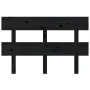 Solid black pine wood bed headboard 144x3x81 cm by vidaXL, Headboards and footboards - Ref: Foro24-819074, Price: 27,33 €, Di...