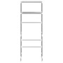 2-tier shelf above gray iron toilet 53.5x28x143 cm by vidaXL, Towel racks - Ref: Foro24-343134, Price: 17,01 €, Discount: %