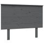 Bettkopfteil aus massivem grauem Kiefernholz, 104 x 6 x 82,5 cm von vidaXL, Kopf- und Fußteile - Ref: Foro24-819157, Preis: 5...