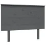 Solid gray pine wood bed headboard 104x6x82.5 cm by vidaXL, Headboards and footboards - Ref: Foro24-819157, Price: 51,79 €, D...