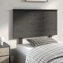 Bettkopfteil aus massivem grauem Kiefernholz, 104 x 6 x 82,5 cm von vidaXL, Kopf- und Fußteile - Ref: Foro24-819157, Preis: 5...
