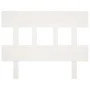 Cabecero de cama madera maciza de pino blanco 95,5x3x81 cm de vidaXL, Cabeceros y pies de cama - Ref: Foro24-819101, Precio: ...