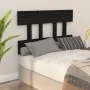 Cabecero de cama madera maciza de pino negro 78,5x3x81 cm de vidaXL, Cabeceros y pies de cama - Ref: Foro24-819099, Precio: 2...