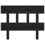 Cabecero de cama madera maciza de pino negro 78,5x3x81 cm de vidaXL, Cabeceros y pies de cama - Ref: Foro24-819099, Precio: 2...