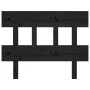 Cabecero de cama madera maciza de pino negro 78,5x3x81 cm de vidaXL, Cabeceros y pies de cama - Ref: Foro24-819099, Precio: 2...