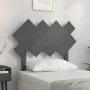 Bettkopfteil aus massivem grauem Kiefernholz, 92 x 3 x 81 cm von vidaXL, Kopf- und Fußteile - Ref: Foro24-819202, Preis: 22,4...