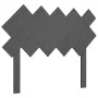 Solid gray pine wood bed headboard 104x3x80.5 cm by vidaXL, Headboards and footboards - Ref: Foro24-819207, Price: 37,09 €, D...