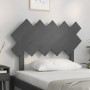 Bettkopfteil aus massivem grauem Kiefernholz, 104 x 3 x 80,5 cm von vidaXL, Kopf- und Fußteile - Ref: Foro24-819207, Preis: 3...