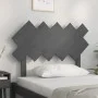 Solid gray pine wood bed headboard 104x3x80.5 cm by vidaXL, Headboards and footboards - Ref: Foro24-819207, Price: 37,09 €, D...
