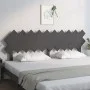 Solid gray pine wood bed headboard 196x3x80.5 cm by vidaXL, Headboards and footboards - Ref: Foro24-819242, Price: 38,27 €, D...