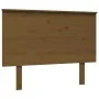Bettkopfteil aus massivem Kiefernholz in Honigbraun, 104 x 6 x 82,5 cm von vidaXL, Kopf- und Fußteile - Ref: Foro24-819158, P...