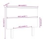 Bettkopfteil aus massivem Kiefernholz in Honigbraun, 104 x 6 x 82,5 cm von vidaXL, Kopf- und Fußteile - Ref: Foro24-819158, P...