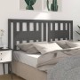 Cabecero madera maciza de pino gris 126x4x100 cm | Foro24.es | Tu tienda online para hogar, jardín y más Foro24.es
