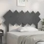 Bettkopfteil aus massivem grauem Kiefernholz, 132 x 3 x 81 cm von vidaXL, Kopf- und Fußteile - Ref: Foro24-819217, Preis: 45,...