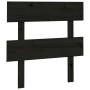 Bettkopfteil aus massivem schwarzem Kiefernholz, 103,5 x 3 x 100 cm von vidaXL, Kopf- und Fußteile - Ref: Foro24-819059, Prei...