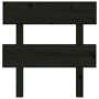 Bettkopfteil aus massivem schwarzem Kiefernholz, 103,5 x 3 x 100 cm von vidaXL, Kopf- und Fußteile - Ref: Foro24-819059, Prei...