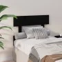 Solid black pine wood bed headboard 103.5x3x100 cm by vidaXL, Headboards and footboards - Ref: Foro24-819059, Price: 22,43 €,...