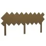Honey brown pine solid wood bed headboard 178x3x80.5 cm by vidaXL, Headboards and footboards - Ref: Foro24-819238, Price: 36,...