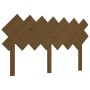 Solid pine wood bed headboard honey brown 151.5x3x81 cm by vidaXL, Headboards and footboards - Ref: Foro24-819228, Price: 35,...