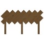Solid pine wood bed headboard honey brown 151.5x3x81 cm by vidaXL, Headboards and footboards - Ref: Foro24-819228, Price: 35,...