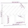 Bettkopfteil aus massivem Kiefernholz, honigbraun, 151,5 x 3 x 81 cm von vidaXL, Kopf- und Fußteile - Ref: Foro24-819228, Pre...