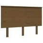 Bettkopfteil aus massivem Kiefernholz in Honigbraun, 124 x 6 x 82,5 cm von vidaXL, Kopf- und Fußteile - Ref: Foro24-819163, P...