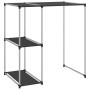 Black iron washing machine shelf 87x55x90.5 cm by vidaXL, Towel racks - Ref: Foro24-343145, Price: 22,91 €, Discount: %