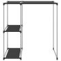 Black iron washing machine shelf 87x55x90.5 cm by vidaXL, Towel racks - Ref: Foro24-343145, Price: 22,91 €, Discount: %