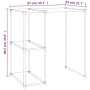 Black iron washing machine shelf 87x55x90.5 cm by vidaXL, Towel racks - Ref: Foro24-343145, Price: 22,91 €, Discount: %